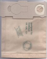 Bolsas aspiradora VORWERK FOLLETTO VK 130 - Pack de 5 bolsas de Papel